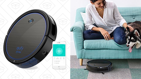 eufy RoboVac 11c Pet Edition | $240 | Amazon | Use code MJQ9HTQX, plus code 66DWJHE9 to get a free Eufy Genie